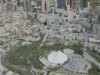 Calgary City, Canada (2020) 3D Model