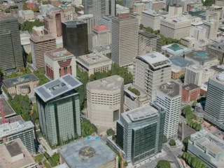 Portland City, OR, USA (2020) 3D Model