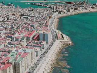 Cadiz City, Spain (2020) 3D Model