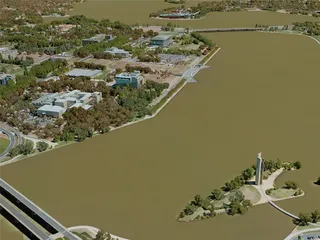 Canberra City, Australia (2020) 3D Model