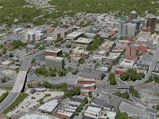 Greensboro City, USA (2020) 3D Model