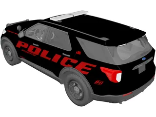 Ford Explorer Police (2020) 3D Model