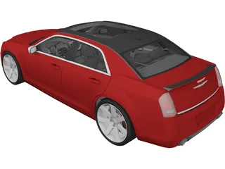 Chrysler 300C SRT8 (2011) 3D Model