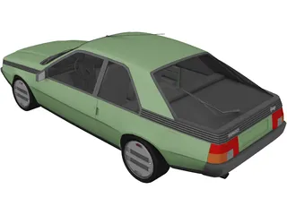 Renault Fuego (1980) 3D Model