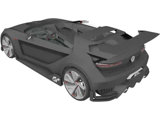 Volkswagen GTI Supersport Vision GT 3D Model