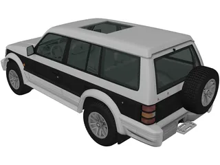 Mitsubishi Pajero (1991) 3D Model