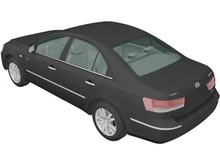 Hyundai Sonata (2008) 3D Model