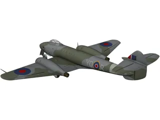 Gloster Meteor 3D Model