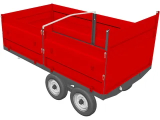 Tractor Trailer 3D Model