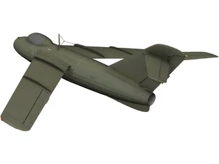 Lavochkin La-15 Fantail 3D Model