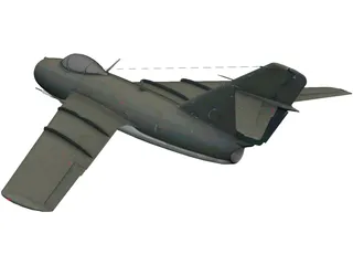 Mikoyan-Gurevich MiG-15 Fagot 3D Model