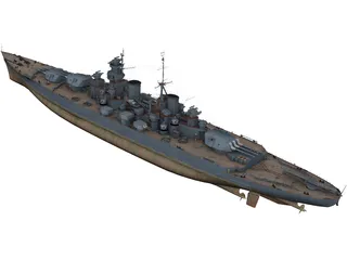 Sovetsky Soyuz Battleship 3D Model