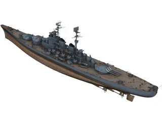 Kreml Warship 3D Model