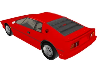 Lotus Esprit Turbo (1983) 3D Model