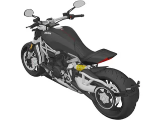 Ducati X-Diavel 3D Model