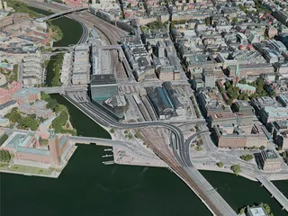Stockholm City, Sweden (2020) 3D Model