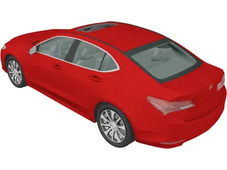 Acura TLX (2015) 3D Model