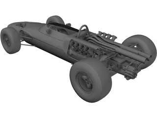 Mclaren M2B 3D Model