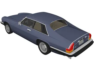 Jaguar XJ-S Coupe (1990) 3D Model