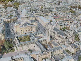 Paris City, France (2020) 3D Model