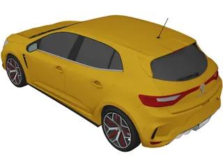 Renault Megane RS Trophy 300 Hatchback (2018) 3D Model