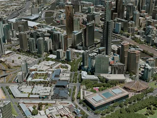 Melbourne City, Australia (2020) 3D Model