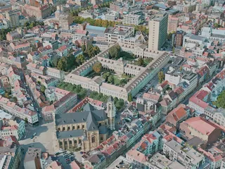 Brussels City, Belgium (2020) 3D Model