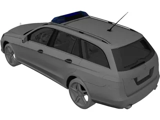 Mercedes-Benz E-Class Police 3D Model
