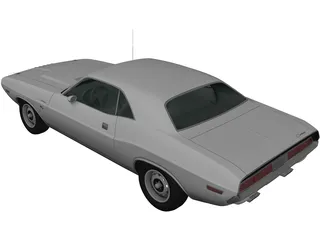 Dodge Challenger (1970) 3D Model