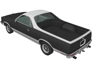 Chevrolet El Camino (1982) 3D Model