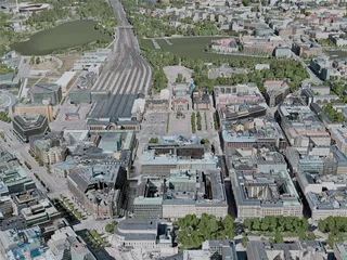 Helsinki City, Finland (2020) 3D Model