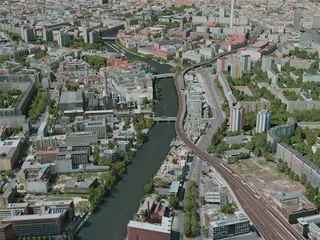 Berlin City, Germany (2020) 3D Model