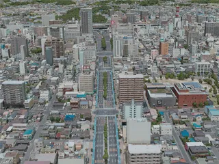 Fukuyama City, Japan (2020) 3D Model