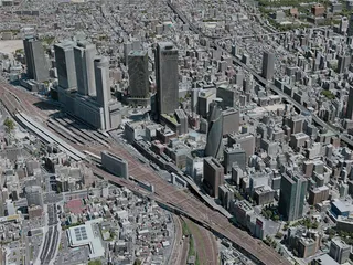 Nagoya City, Japan (2020) 3D Model