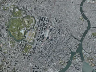 Tokyo City, Japan (2020) 3D Model