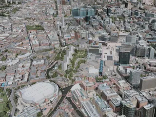 Birmingham City, UK (2020) 3D Model