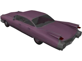 Cadillac Fleetwood Brougham (1959) 3D Model