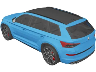 Skoda Kodiaq RS (2020) 3D Model