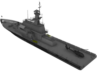 HMS Clyde (P257) 3D Model