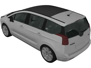 Peugeot 5008 (2010) 3D Model