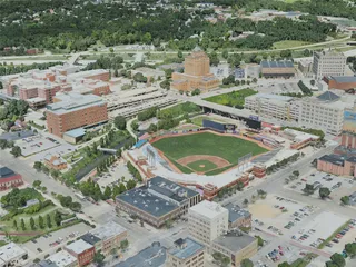 Akron City, USA (2020) 3D Model