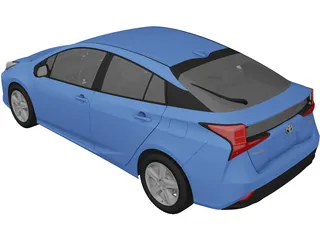 Toyota Prius TE (2019) 3D Model