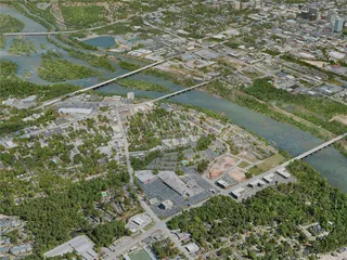 Columbia City, USA (2020) 3D Model