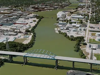 Green Bay City, USA (2020) 3D Model