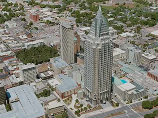 Mobile City, AL, USA (2020) 3D Model