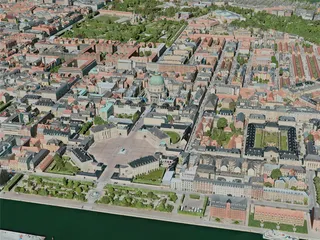 Copenhagen City, Denmark (2020) 3D Model