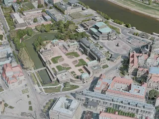 Dresden City, Germany (2020) 3D Model