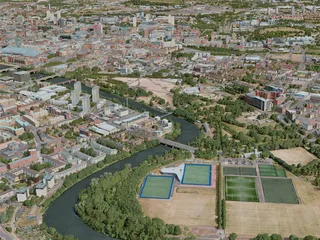 Glasgow City, UK (2020) 3D Model