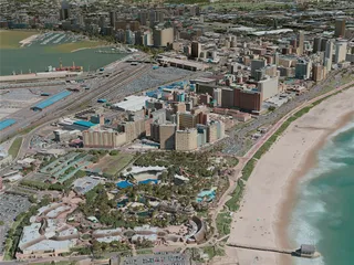 Durban City, South Africa (2020) 3D Model