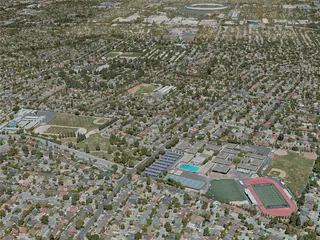 Cupertino City, USA (2020) 3D Model